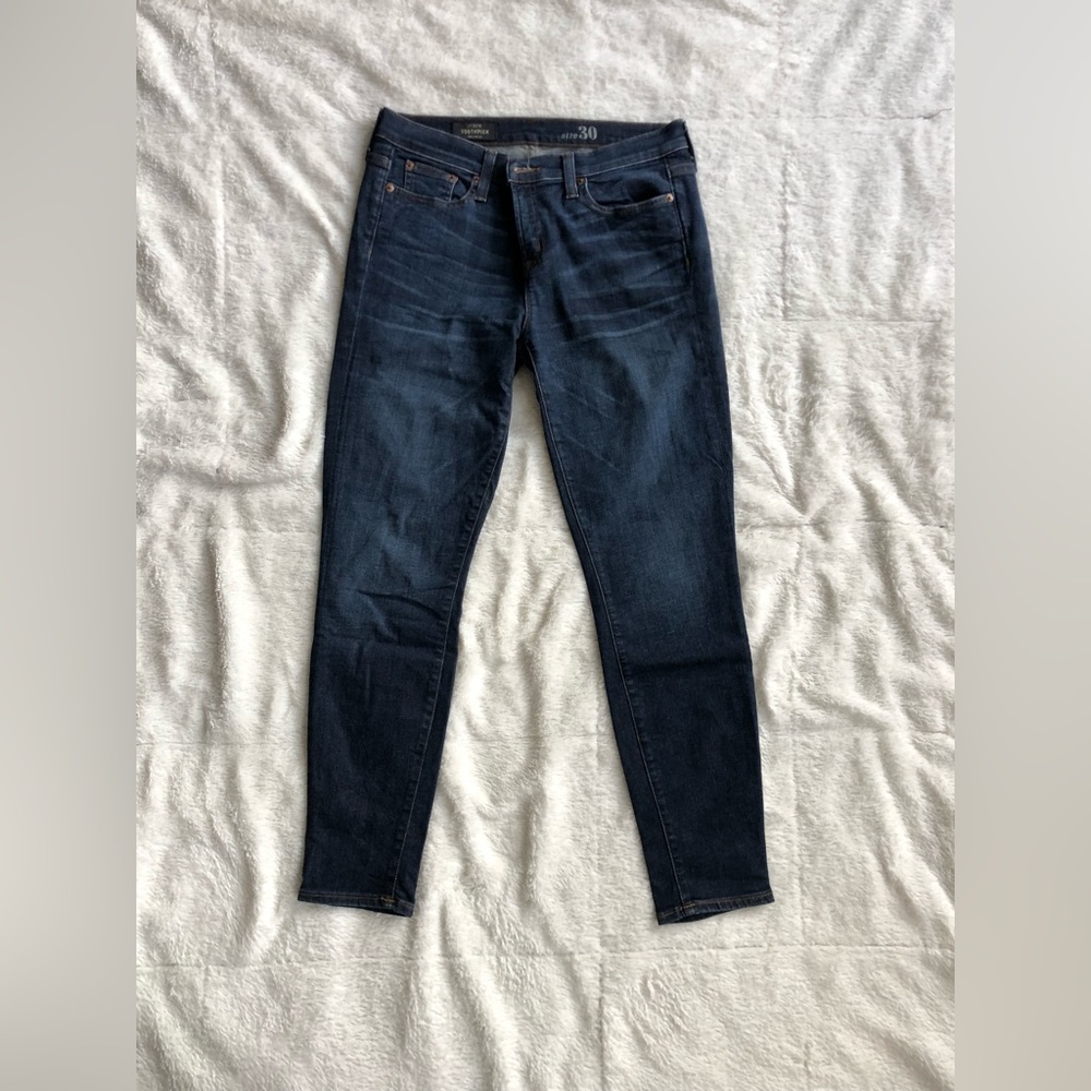 J. Crew Toothpick Jeans in Classic Wash